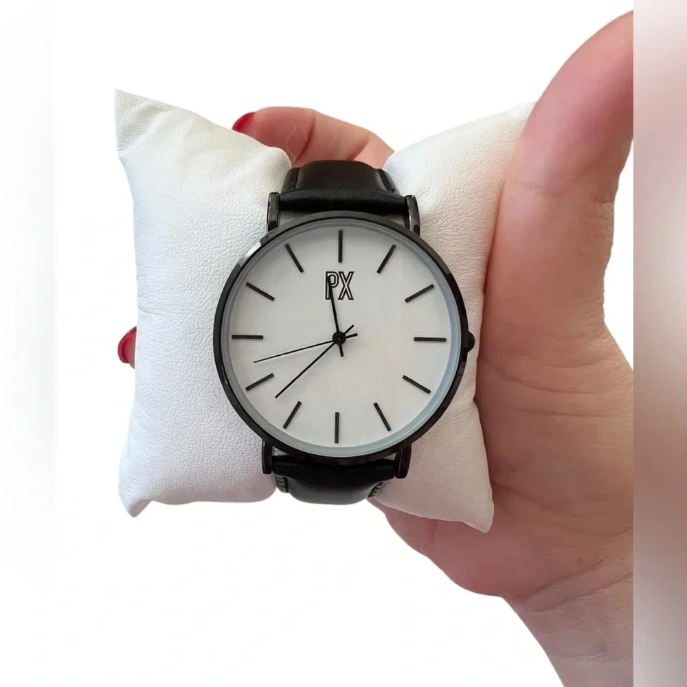 NIB Px Henry Leather Strap Watch
